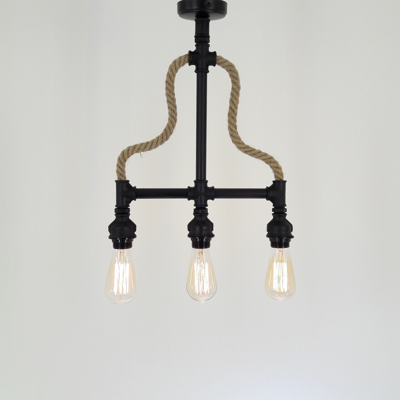 Candelabru All Design, metal, 38x50 cm, Black - imagine 3